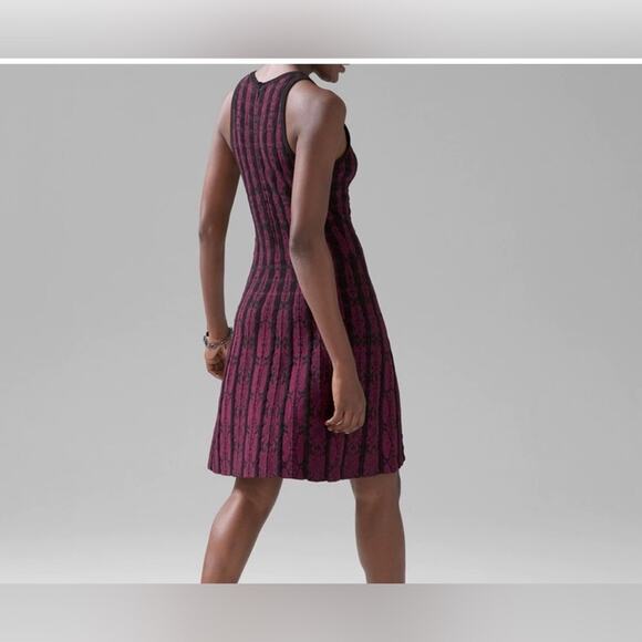 NWT $$150 White House Black Market Sleeveless Python Snake Sweater Dress M Sexy - Picture 3 of 16